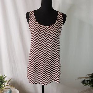 COLLEGIATE OUTFITTERS MAROON/CREAM TANK TOP - MED